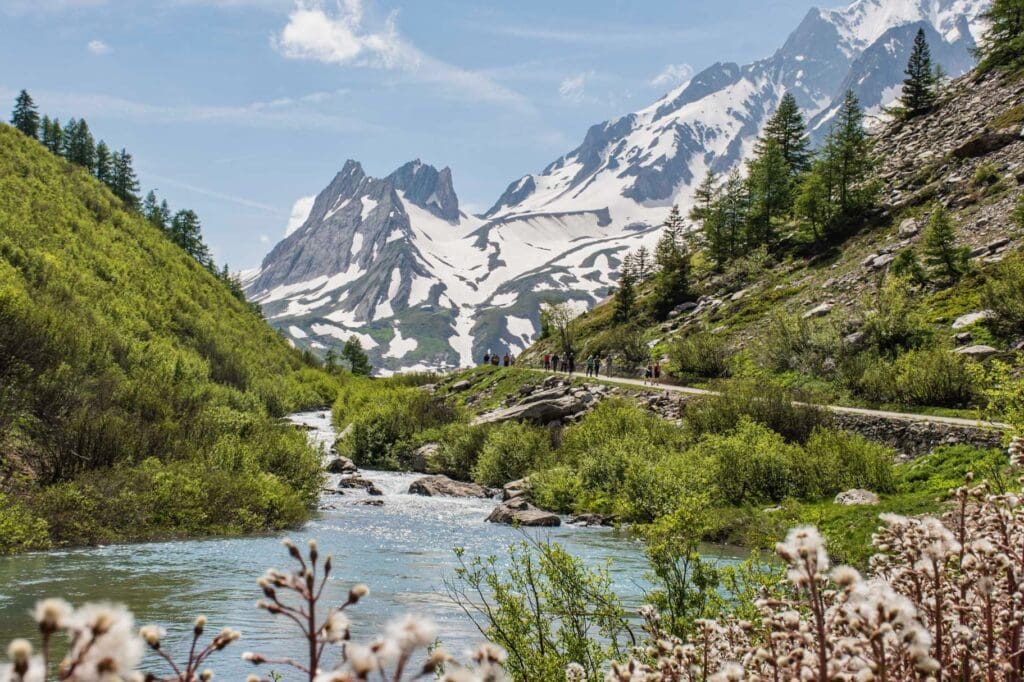 Berglandschap op de MBT Mont Blanc Rundtour